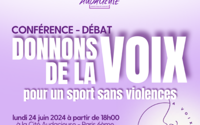 SAVE THE DATE Soirée évènement “DONNONS DE LA VOIX”